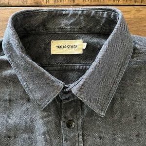 Taylor Stitch Utility Shirt Indigo Corsshatch